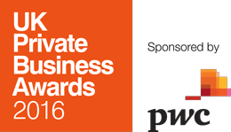 Private business awards logo